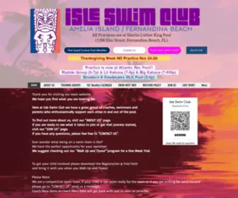 Isleswimclub.com(Swim Team) Screenshot