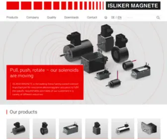 Islikermagnete.ch(Isliker Magnete AG) Screenshot