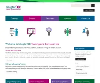 Islingtoncs.org(Training and Services Hub) Screenshot