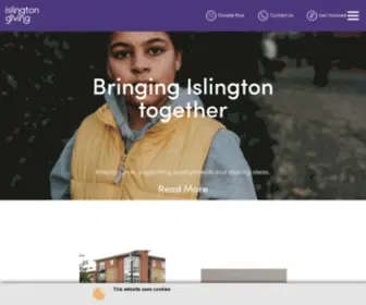 Islingtongiving.org.uk(Islingtongiving) Screenshot