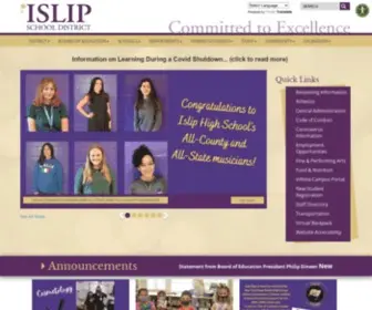 Islipufsd.org(Islip School District) Screenshot