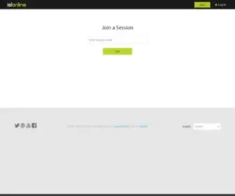 Islonline.net(Join a session) Screenshot