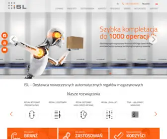 ISL.pl(Dostawca nowoczesnych automatycznych regałów magazynowych) Screenshot