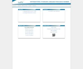ISLRN.org(ISLRN) Screenshot