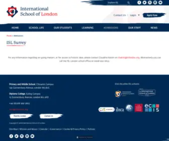 Islsurrey.org(School) Screenshot