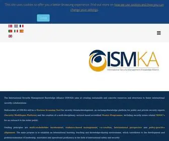 ISM-KA.eu(ISMKA Web Site) Screenshot