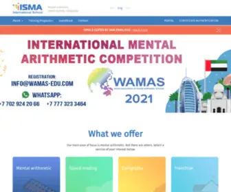 Isma.bz(Международная школа ментальной арфиметики в Алматы и Казахстане) Screenshot