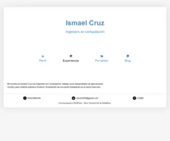 Ismaelcruz.com(Ingeniero) Screenshot