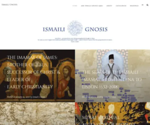 Ismailignosis.com(S are aware." (Henry Corbin)) Screenshot