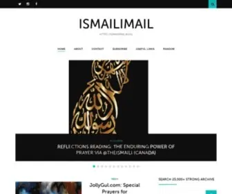 Ismailimail.blog(Ismailimail blog) Screenshot