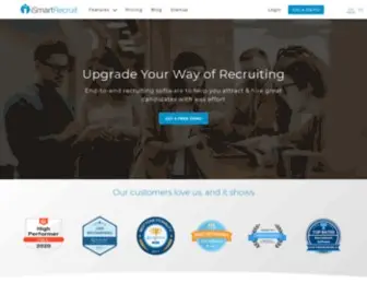 Ismartrecruit.com(Best AI Recruitment Software For Agencies & HRs) Screenshot