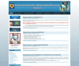 ISMB3.ro(Inspectoratul Scolar Sector 3) Screenshot