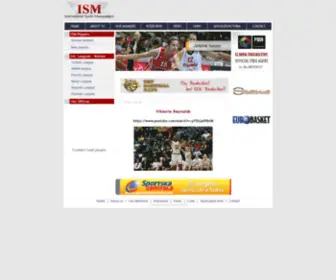 Ismbasket.com(International Sports Management) Screenshot