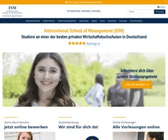 ISM.de(Management Studium) Screenshot
