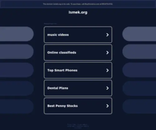 Ismek.org(Ismek) Screenshot