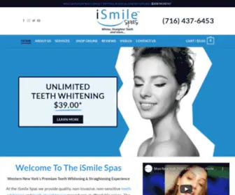 Ismilespas.com(ISmile Spas) Screenshot