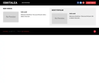 Ismitalea.com(Just another WordPress site) Screenshot