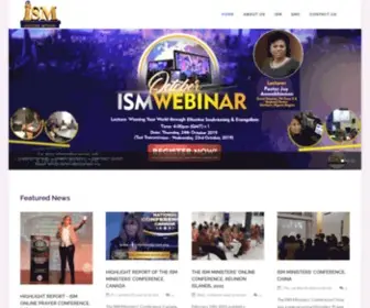 ISMMN.org(International School Of Ministry Ministers' Network) Screenshot