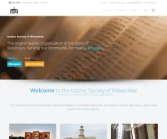 Ismonline.org(Islamic Society of Milwaukee) Screenshot