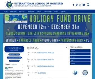 Ismonterey.org(International School of Monterey) Screenshot
