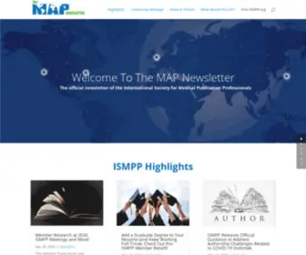 ISMPP-Newsletter.com(The Map) Screenshot