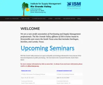 ISMRGV.org(Institute for Supply Management) Screenshot