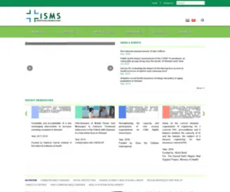 ISMS.org.vn(Viện nghiên cứu Y) Screenshot