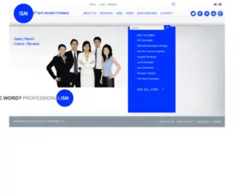 Ismtech.net(ISM Technology Recruitment) Screenshot