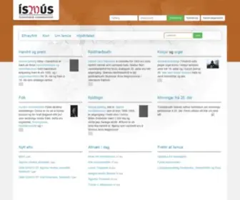Ismus.is(Ísmús) Screenshot