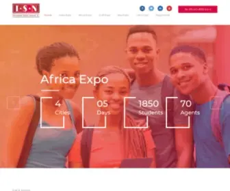 Isnexpo.com(Home) Screenshot