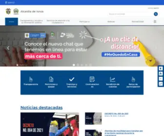 Isnos-Huila.gov.co(Alcaldía) Screenshot
