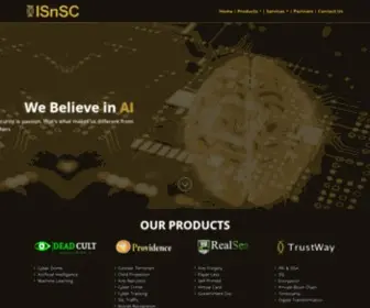 ISNSC.com(Intelligence Support & Security Consulting) Screenshot