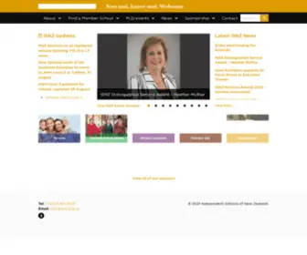 ISNZ.org.nz(Independent Schools of New Zealand) Screenshot