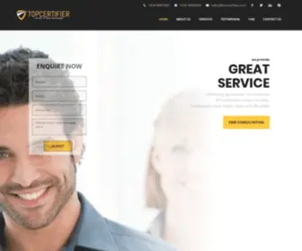 Iso-Certification-Qatar.com(ISO, CE Mark, VAPT & HACCP Certification Consulting Services in Qatar) Screenshot
