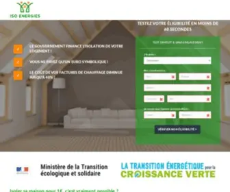 Iso-Energies.fr(Iso-Energies Originale) Screenshot