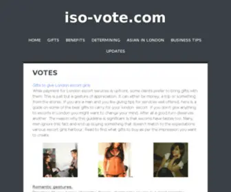 Iso-Vote.com Screenshot