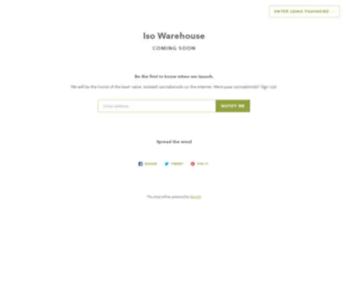 Iso-Warehouse.com(Iso Warehouse) Screenshot