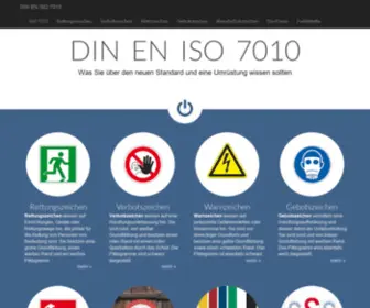 Iso7010.de(DIN EN ISO 7010) Screenshot