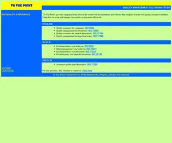 Iso9000Plus.com(ISO 9000 Quality Assurance) Screenshot