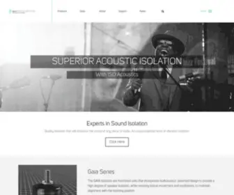 Isoacoustics.com.au(ISO) Screenshot