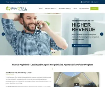 Isoagentprogram.com(Pivotal Payments ISO Agent Program) Screenshot