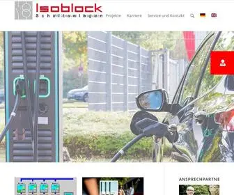 Isoblock.de(Startseite) Screenshot