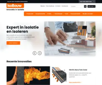 Isobouw.nl(Expert in isolatie en isoleren) Screenshot