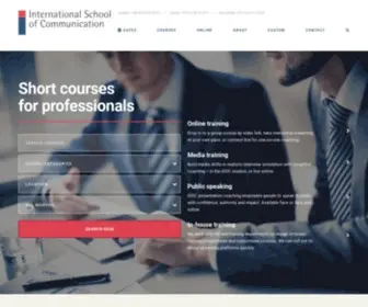 Isoc.com(Training for professionals) Screenshot