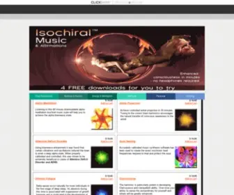 Isochiral.com(Isochiral Music) Screenshot