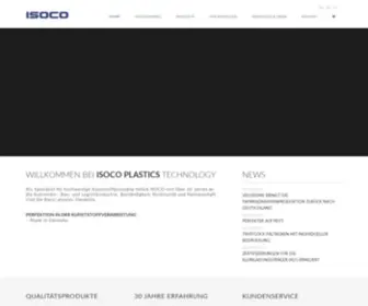 Isoco.de(ISOCO Plastics Technology GmbH) Screenshot