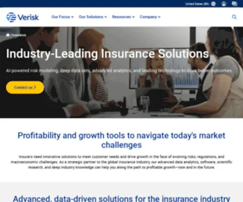 Iso.com(Verisk insurance solutions) Screenshot