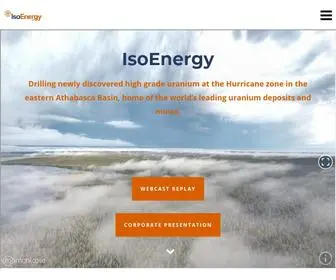 Isoenergy.ca(IsoEnergy Limited) Screenshot