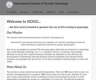 Isogg.org(ISOGG) Screenshot