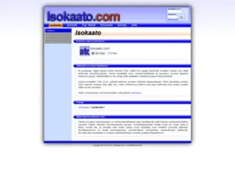 Isokaato.com(Hyvä) Screenshot